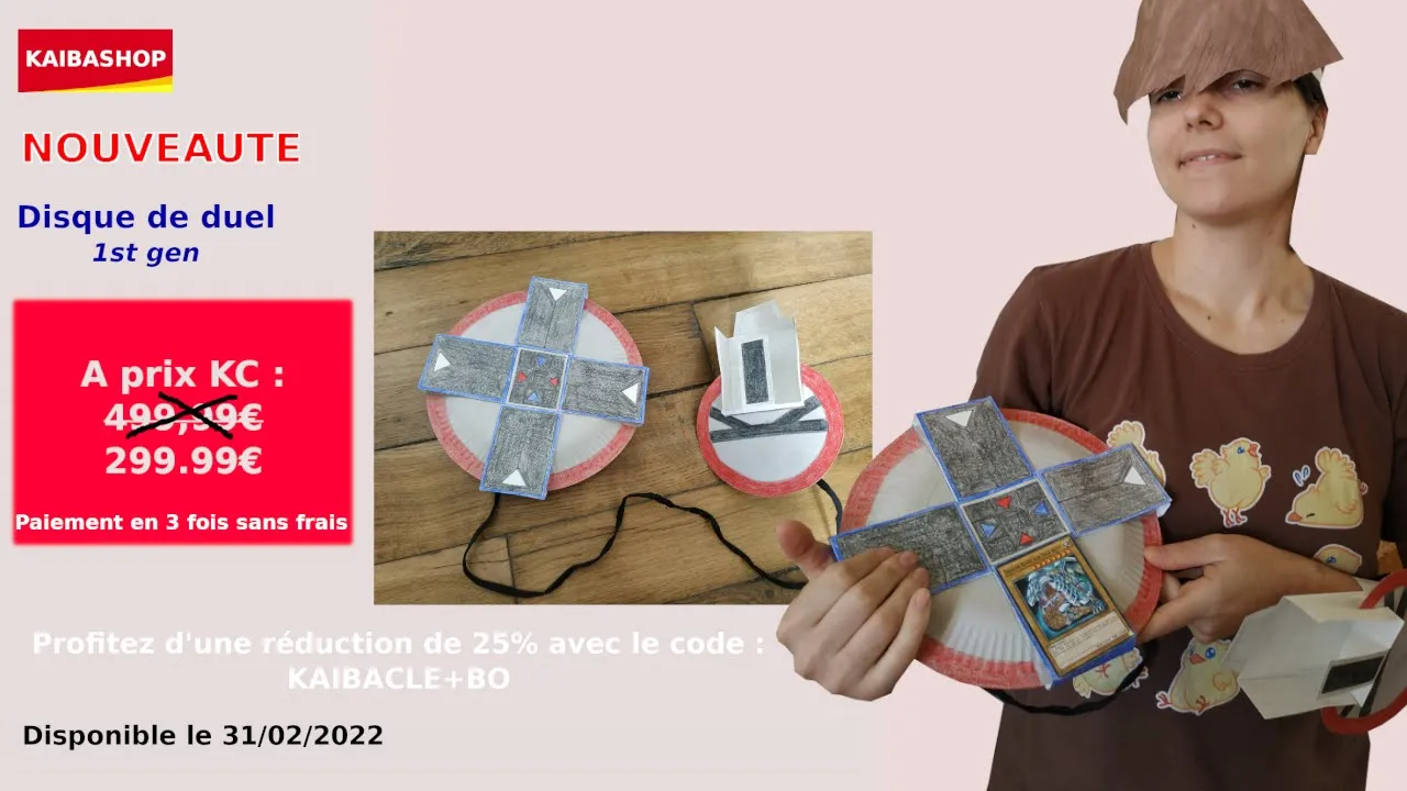Téléshopping kaibashop DISQUE DE DUEL – promo !